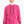 Belted Waist Embroidered Detail Dress - Fuchsia