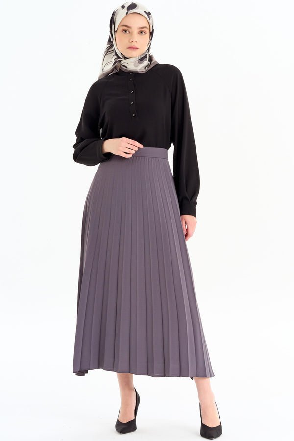 Plisoley Skirt - Gray