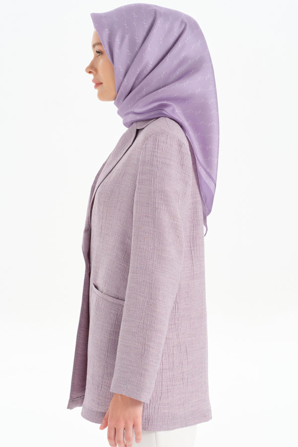 Single Button Jacket - Lilac