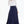 High Waist Belted Flared Skirt - Navy Blue