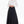 High Waist Belted Flared Skirt - Black