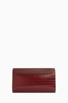 Zincir Askılı Clutch Çanta - Bordo TUĞBA